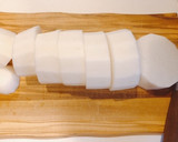【簡単】出汁がしみしみ！　おでん大根作り方1写真