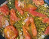 簡単！トマトニンニクパスタ作り方3写真