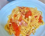 簡単！トマトニンニクパスタ作り方6写真