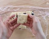 ブルーベリーとホワイトチョコスコーン作り方12写真