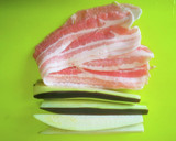 合わせ調味料で簡単 長茄子の肉まき作り方1写真