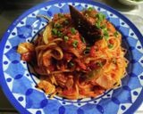 ナポリタン　スパゲティ　野菜たっぷり作り方13写真