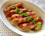 玉ねぎとウインナーのケチャップチーズ焼き作り方11写真