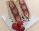 糖質オフ ダイエットいちごチョコサンド作り方17写真