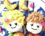 キャラ弁＊金髪の女の子作り方7写真