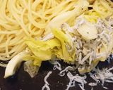 しらすと春キャベツ納豆パスタ作り方1写真