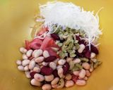 オリーブ香る♪豆サラダ作り方1写真