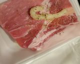 水なし！新玉ねぎだけで煮込む豚肩ロース作り方1写真