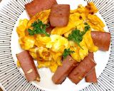 スパムと卵のスクランブルエッグ簡単卵炒め作り方11写真