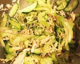 鶏胸肉とセロリのサラダ作り方3写真