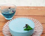 バタフライピーレアチーズケーキ作り方4写真