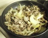 豚肉とナスとキノコの甘酢醤油炒め作り方6写真