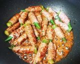 お弁当★オクラの味噌にんにくピリ辛肉巻き作り方4写真