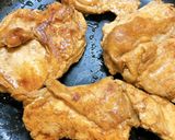 鶏ムネ味噌ヨーグルト　チーズキノコソース作り方9写真