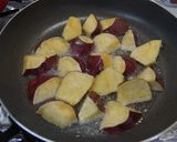 みりんのシロップでコクのある大学芋作り方4写真