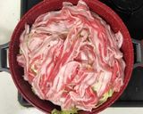 豚バラ肉とキャベツの蒸し焼き作り方2写真