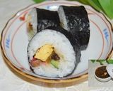 ふきのとう味噌とセロリの海苔巻き作り方5写真