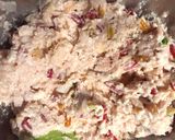 ふだん草、鶏挽肉、豆腐の巾着煮 発酵玉葱作り方4写真