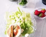 チーズはんぺんのクリチシーザーサラダ♡作り方3写真
