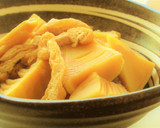 〖 たけのこと油揚げの炊いたん 〗作り方4写真