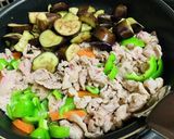 献立いろいろ味噌で！豚ナス味噌炒め作り方5写真