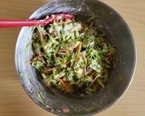 春キャベツとサバ缶の和風コールスロー作り方2写真