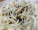 簡単おつまみ♩新玉ねぎのなめ茸和え作り方7写真