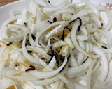 簡単おつまみ♩新玉ねぎのなめ茸和え作り方7写真