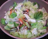 野菜不足解消！春キャベツたっぷり八宝菜作り方7写真
