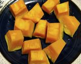 カボチャのココナッツミルク煮作り方1写真