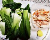 青梗菜のカニあんかけ作り方1写真