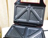 ホットサンドメーカーで☆ハムチーズサンド作り方2写真