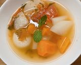 大根入りの野菜スープ作り方4写真