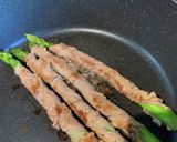 今日のおかず　アスパラの肉巻き作り方3写真