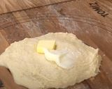 クリームチーズ入り平焼きくるみパン作り方3写真