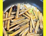 マテ貝のジェノベーゼ炒め作り方4写真