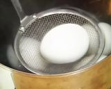 煮卵のおにぎり作り方1写真