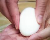 煮卵のおにぎり作り方2写真