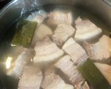 圧力鍋で簡単豚バラ肉の角煮と煮卵作り方6写真