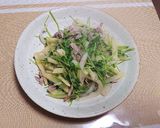 シャキシャキ☆豚肉と豆苗の簡単炒め♡作り方3写真