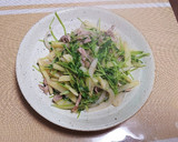 シャキシャキ☆豚肉と豆苗の簡単炒め♡作り方3写真