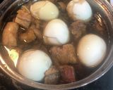 圧力鍋で簡単豚バラ肉の角煮と煮卵作り方10写真