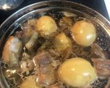 圧力鍋で簡単豚バラ肉の角煮と煮卵作り方11写真