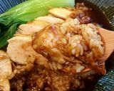 カレー排骨丼。オイスターソース餡掛け。作り方8写真