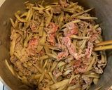 ご飯が美味しい　牛肉とごぼうの炒め煮作り方4写真