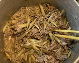 ご飯が美味しい　牛肉とごぼうの炒め煮作り方5写真