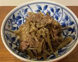 ご飯が美味しい　牛肉とごぼうの炒め煮作り方7写真