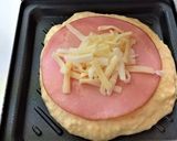 ハムチーズホットケーキ～サンドメーカー作り方7写真