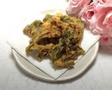 アイスプラントのだし醤油天ぷら作り方7写真