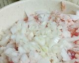 リカちゃん♡新たまねぎ入ふわふわ肉団子作り方5写真